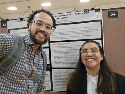 2024 Community-Academic Scholar Cecilia Santiago and Max Wallace, IHSI Visiting Research Project Coordinator