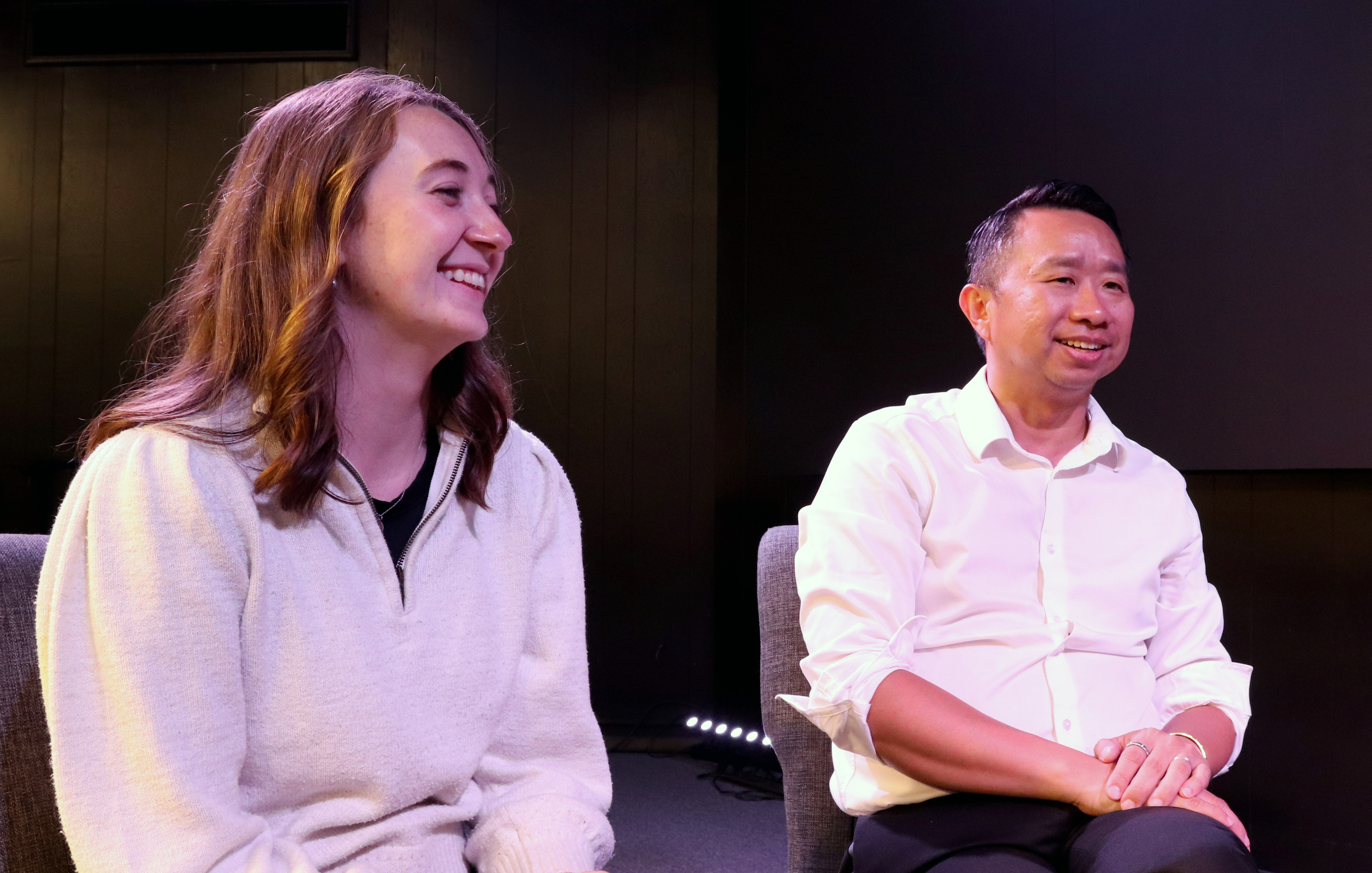 Kelsi Walters and Kevin Tan
