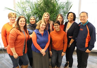 a group of IHSI staff