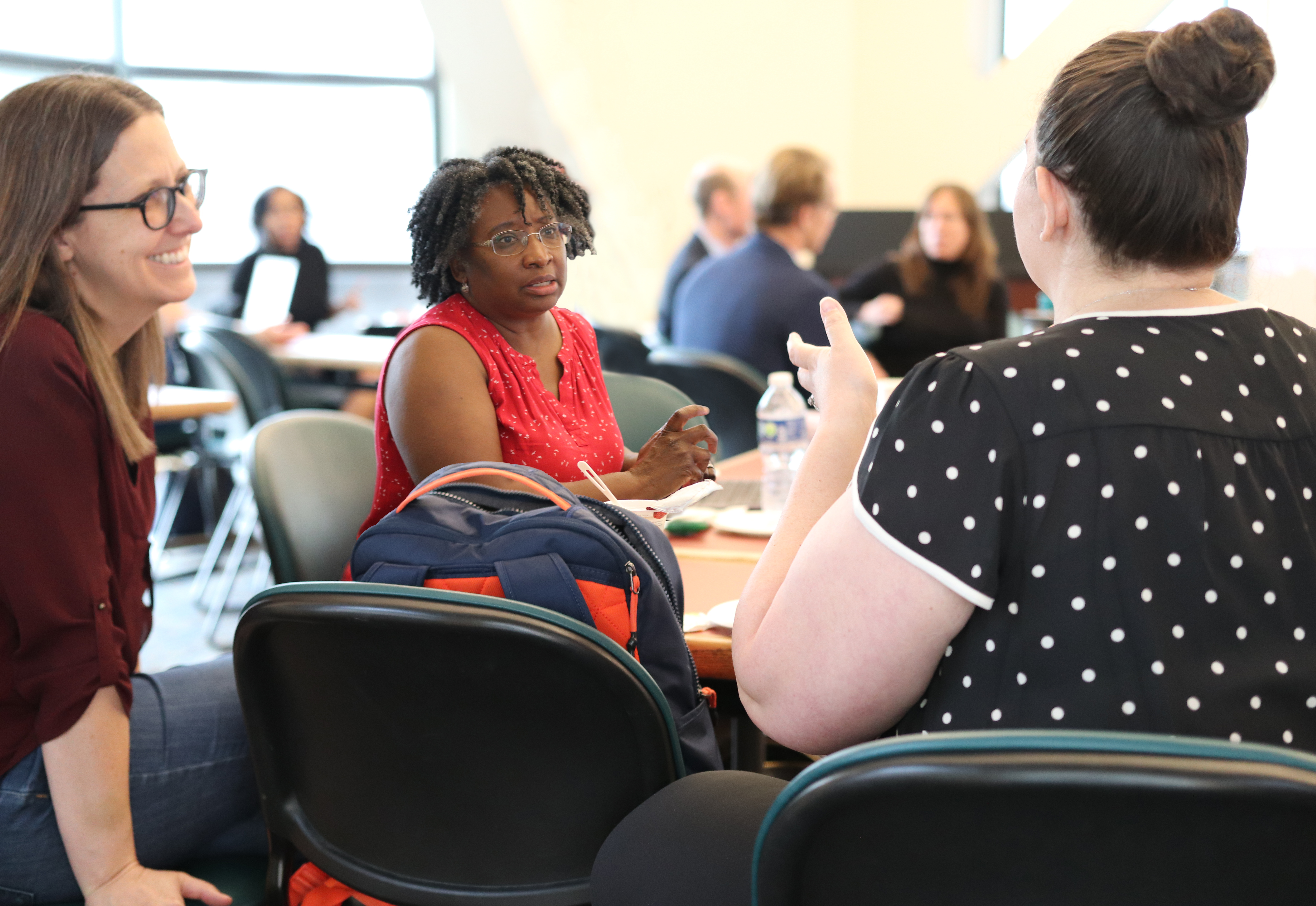 Emerging Research Leaders participants in a break-out discussion