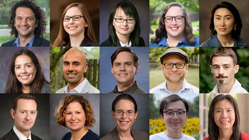 Shadi Atalla, Marie Channell, Qian Chen, Catherine Corr, Yun Huang, Mariana Kersh, Naiman Khan, Aleksander Ksiakiewicz, Robb Lindgren, Andrew Margenot, Simon Rogers, Wendy Schelsky, Rebecca Smith, Jida Wang, Chi-Fang Wu. 2024-25 Emerging Research Leaders.